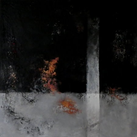 Hoffnung, Mischtechnik auf Leinwand, 90 cm x 90 cm, 2021